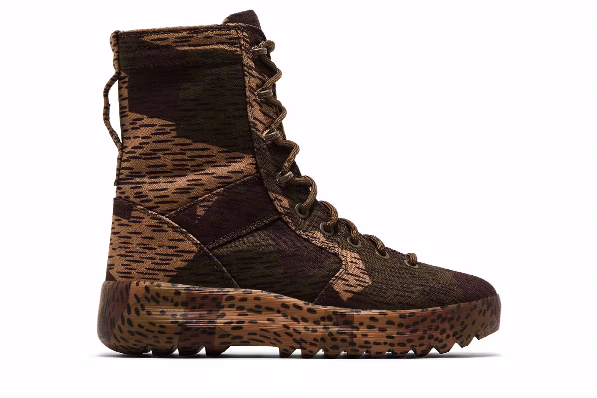 Yeezy Season 6 Military Boot Splinter Camo, view 2