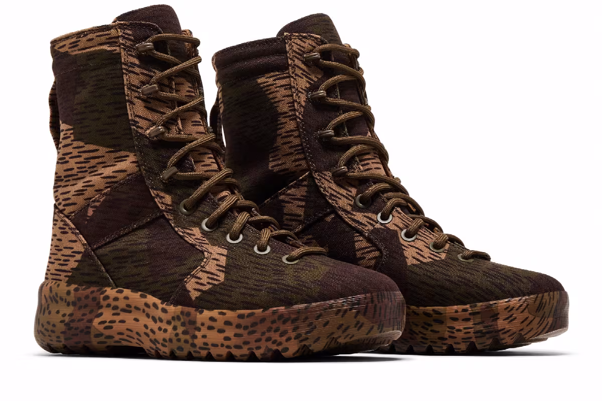 Yeezy Season 6 Military Boot Splinter Camo, view 9