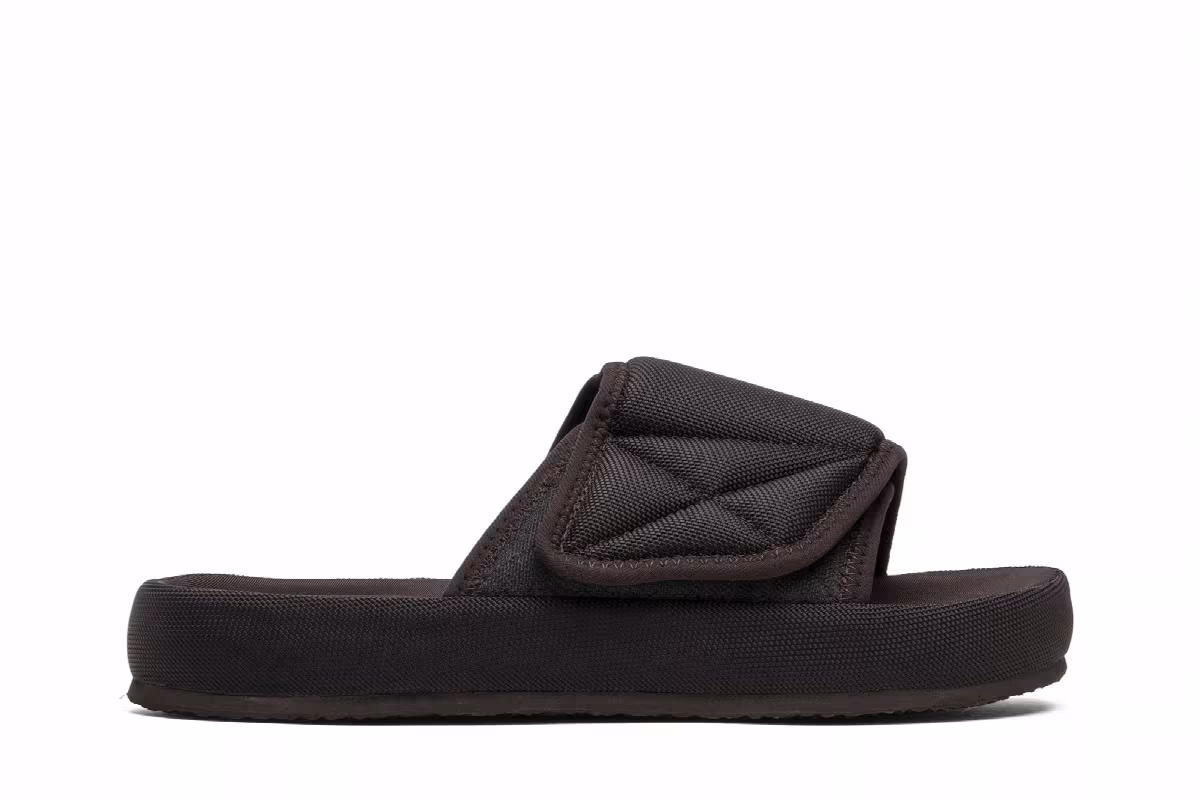 Yeezy Season 7 Nylon Slipper Oil, view 2