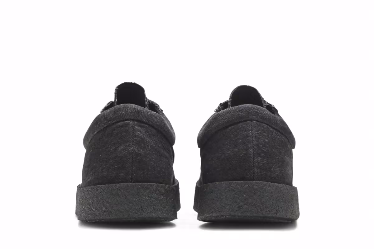 Yeezy Season 6 Washed Canvas Crepe Sneaker Graphite, view 7