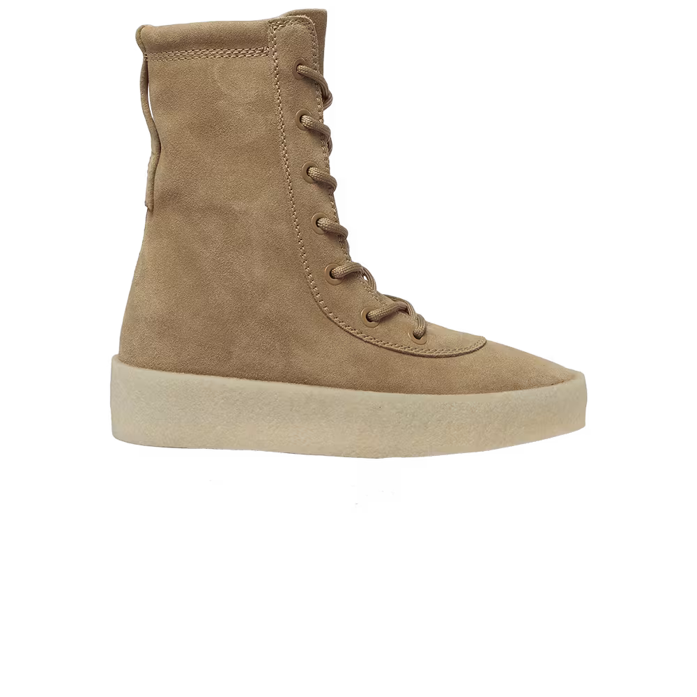 Yeezy Women's Thick Suede Crepe Boot Taupe