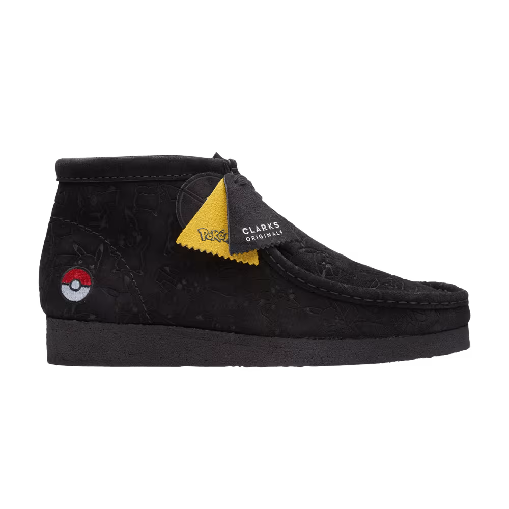 Pokémon x Clarks Wallabee Boot Pikachu - Black