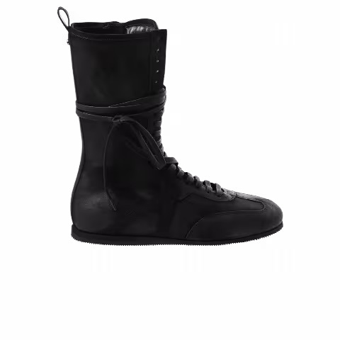 Ann Demeulemeester Wmns Fides Soft High-Top Boxing Sneaker 'Black'