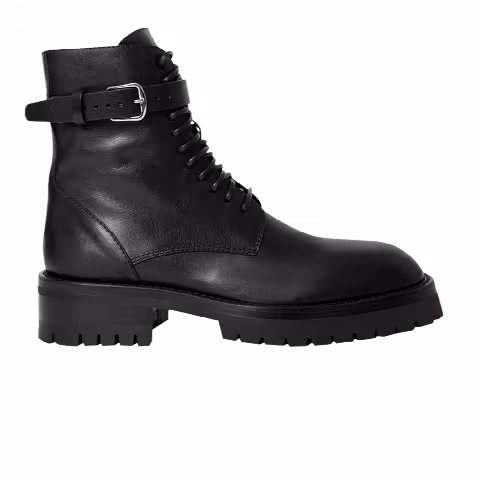 Ann Demeulemeester Cisse Tuxon Combat Boots 'Black'