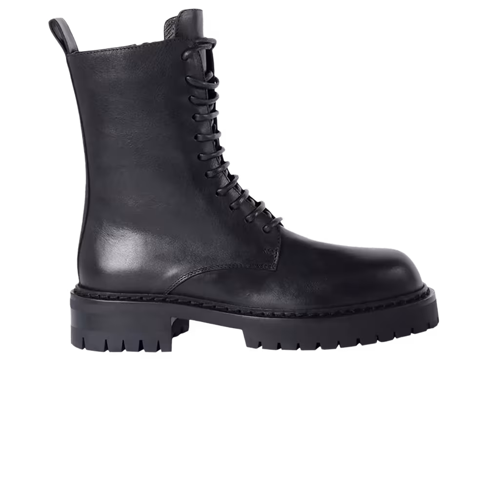 Ann Demeulemeester Skagi Rounded Ankle Boot Black