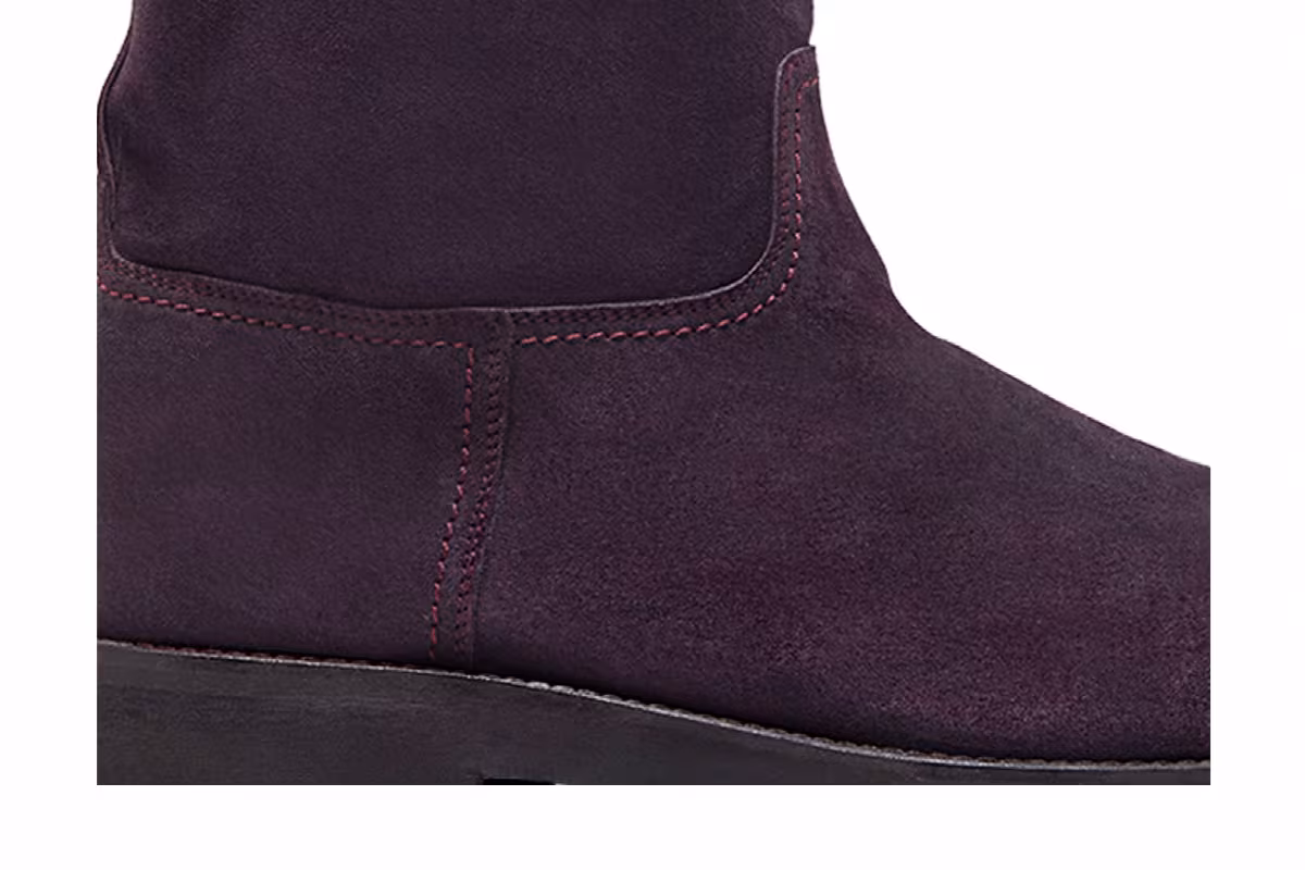 Ann Demeulemeester Women's Riding Boot Dark Purple, view 3