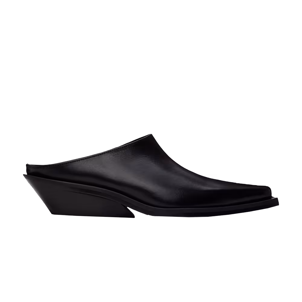 Ann Demeulemeester Women's Auguust Cowboy Heel Mule Black