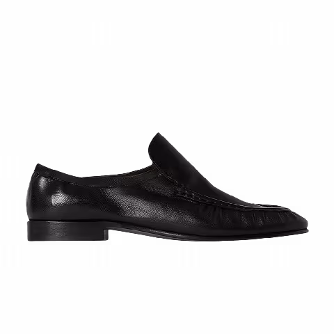 The Row Soft Mocassin Two 'Black'