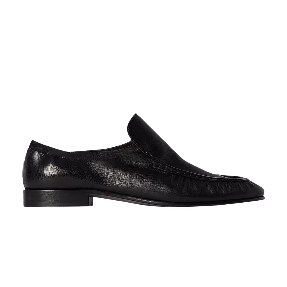The Row Soft Mocassin Two Black