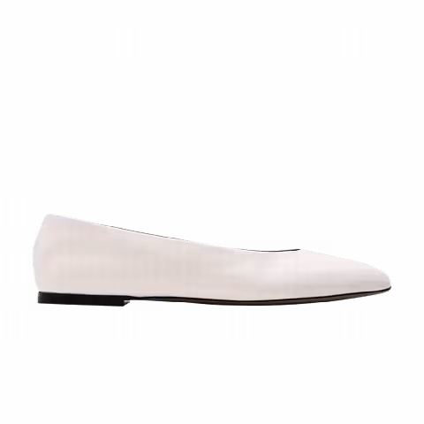 The Row Wmns Square Ballet Flat 'White'
