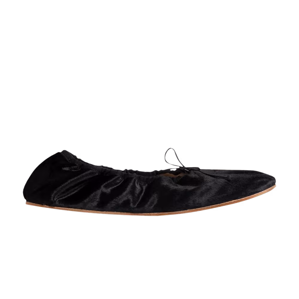 The Row Women's Round Ballet Black
