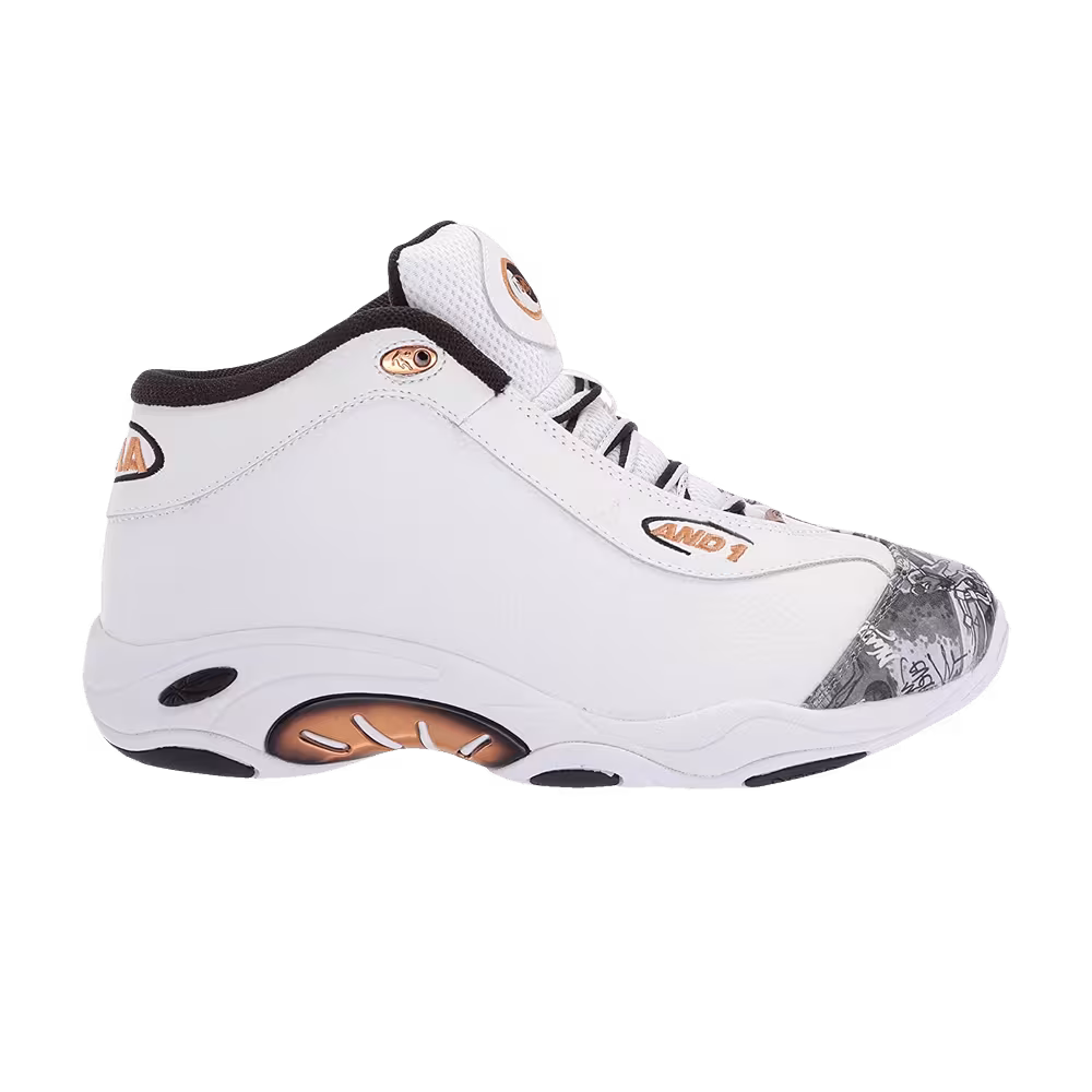 AND1 Tai Chi LX White Mixtape Graffiti