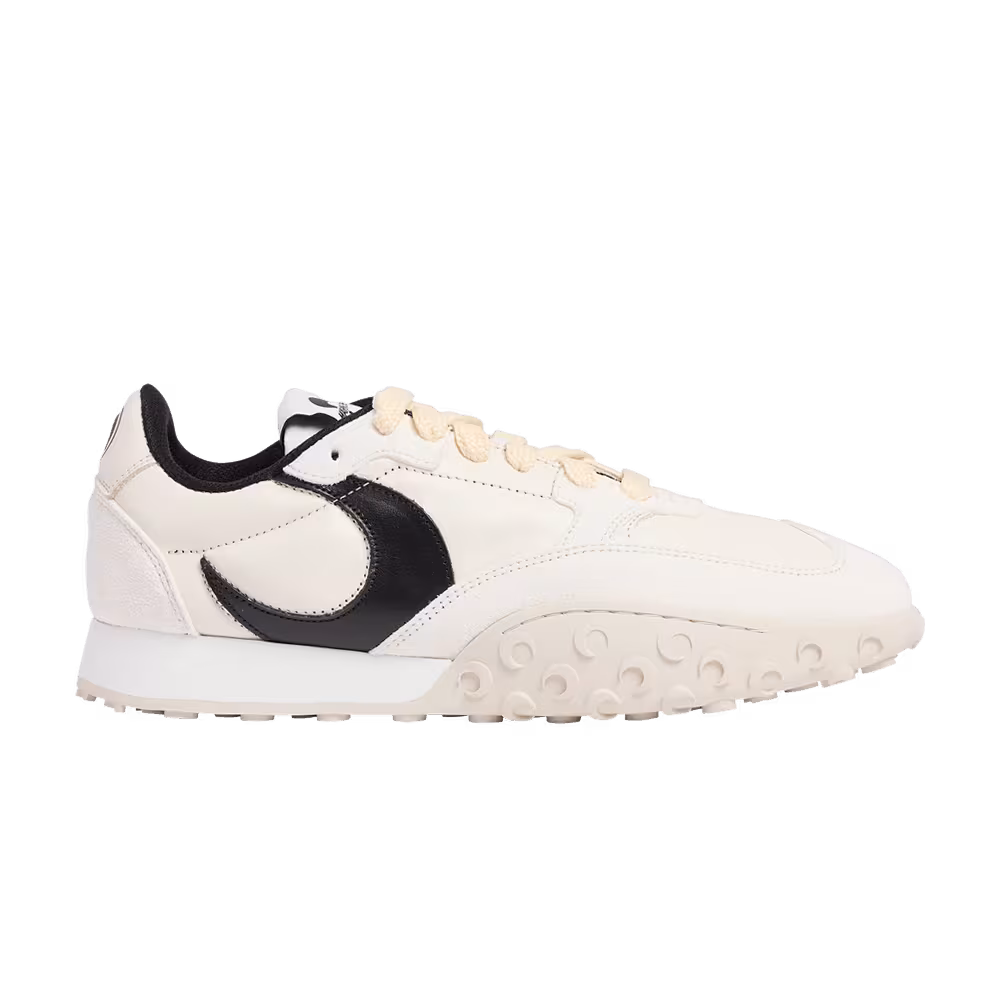 Marine Serre Women's Rise Sneaker Ecru Black