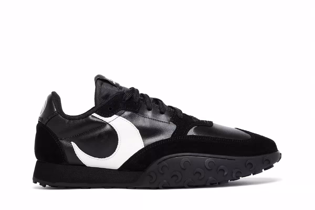 Marine Serre Moonwalk Sneaker Black, view 2