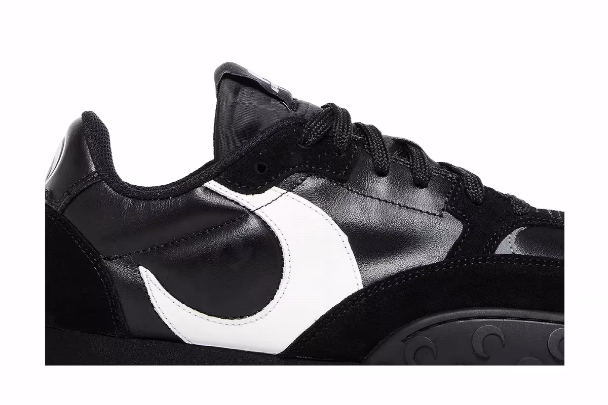 Marine Serre Moonwalk Sneaker Black, view 3