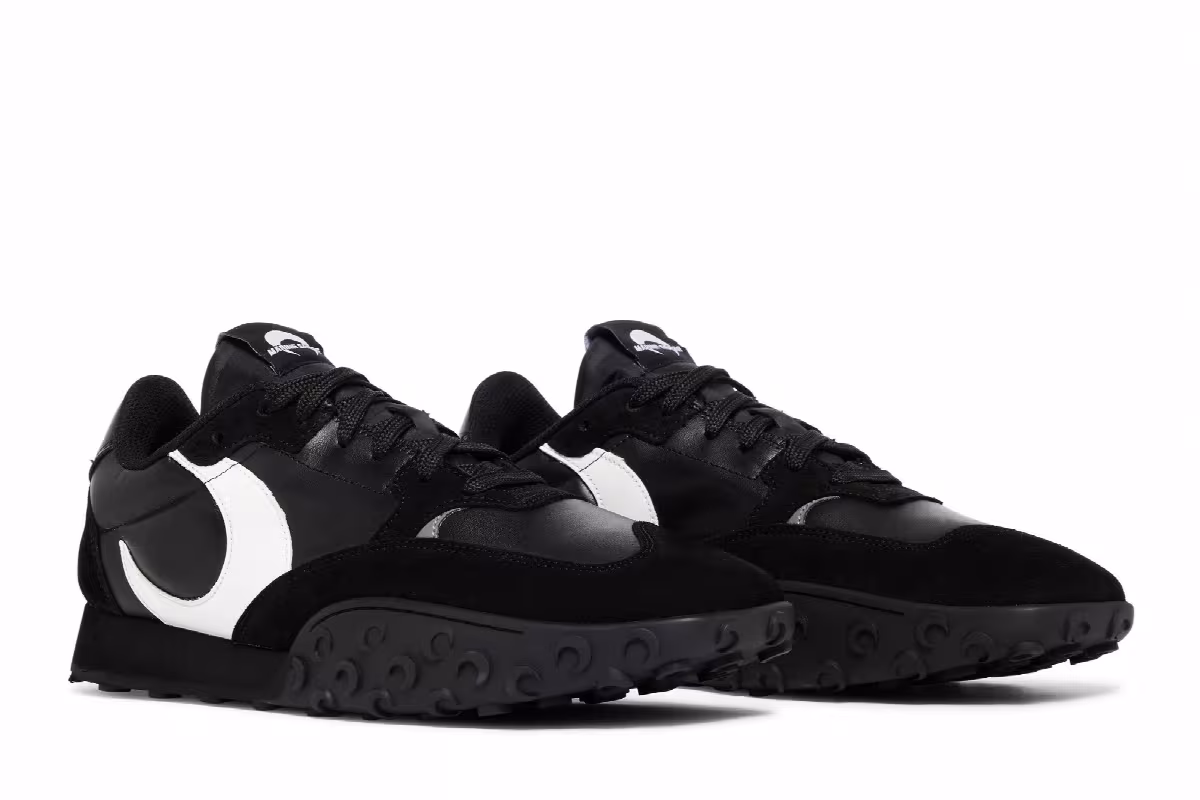 Marine Serre Moonwalk Sneaker Black, view 9