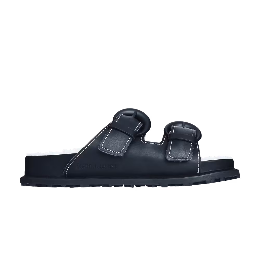 Marine Serre Ground Sandal Black