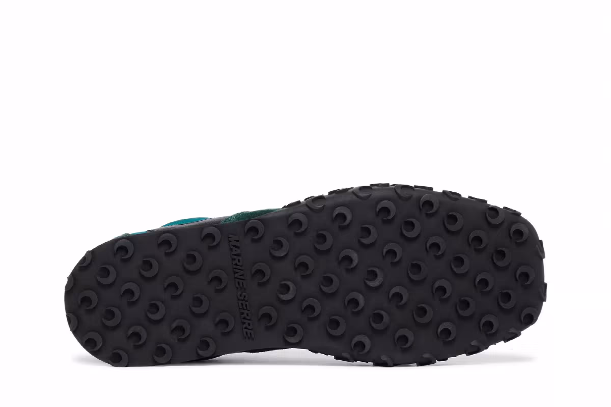 Marine Serre Moonwalk Sneaker Green, view 5