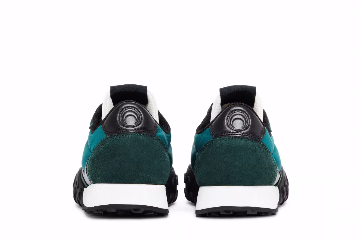 Marine Serre Moonwalk Sneaker Green, view 7