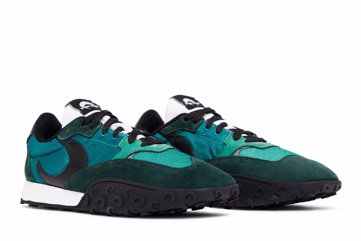 Marine Serre Moonwalk Sneaker Green, view 9
