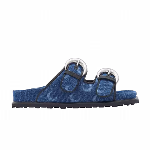 Marine Serre Wmns Deadstock Denim Ground Sandal 'Blue Denim'