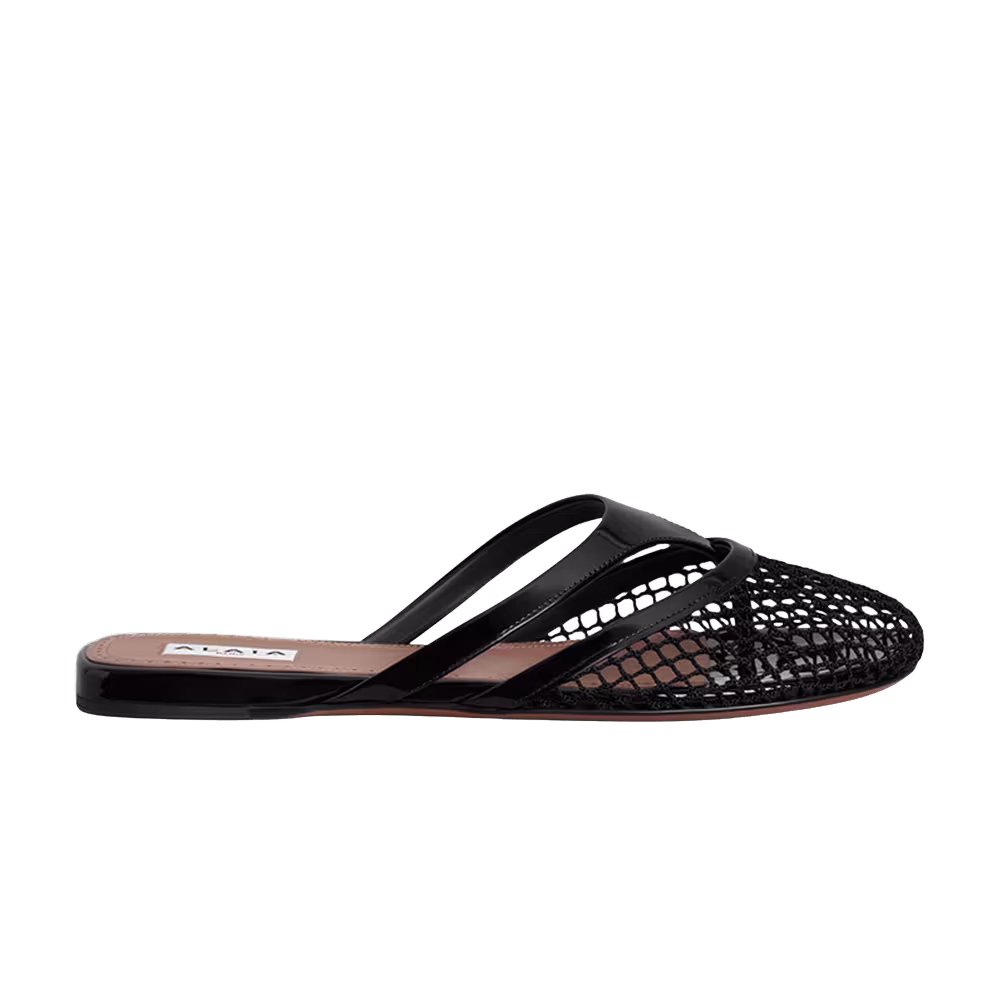 Alaïa Women's Fishnet Mule Black