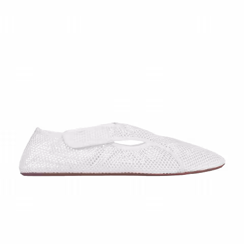 Alaïa Wmns Fishnet Slipper 'Optic White'