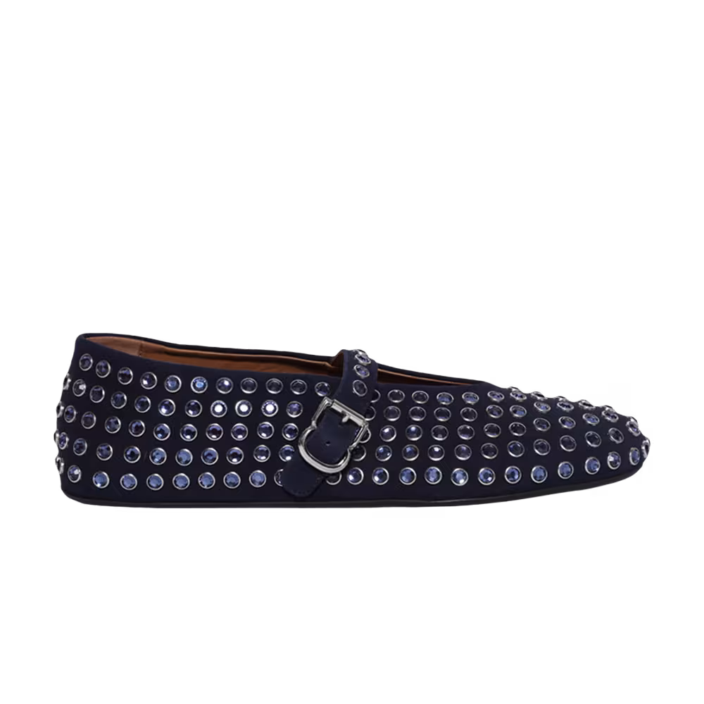 Alaïa Women's Ballet Flat Dark Blue