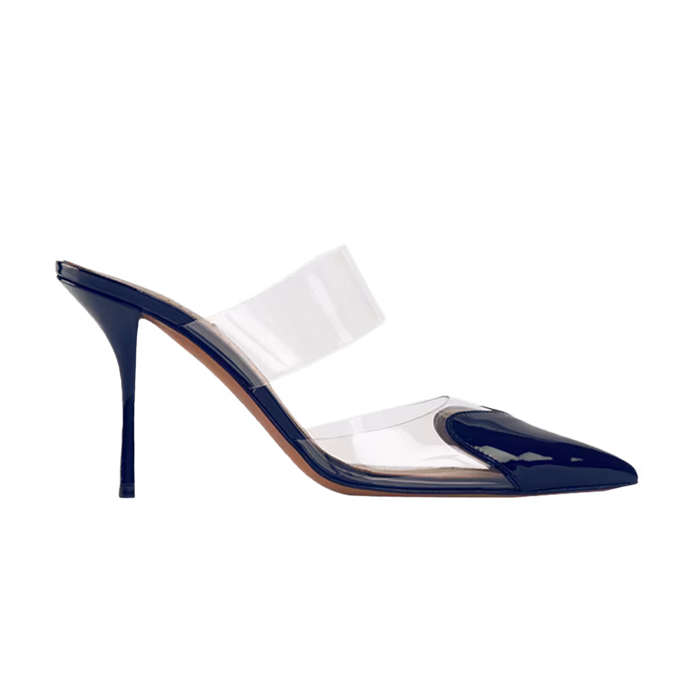 Alaïa Women's Heart Cut Out Pump Dark Blue
