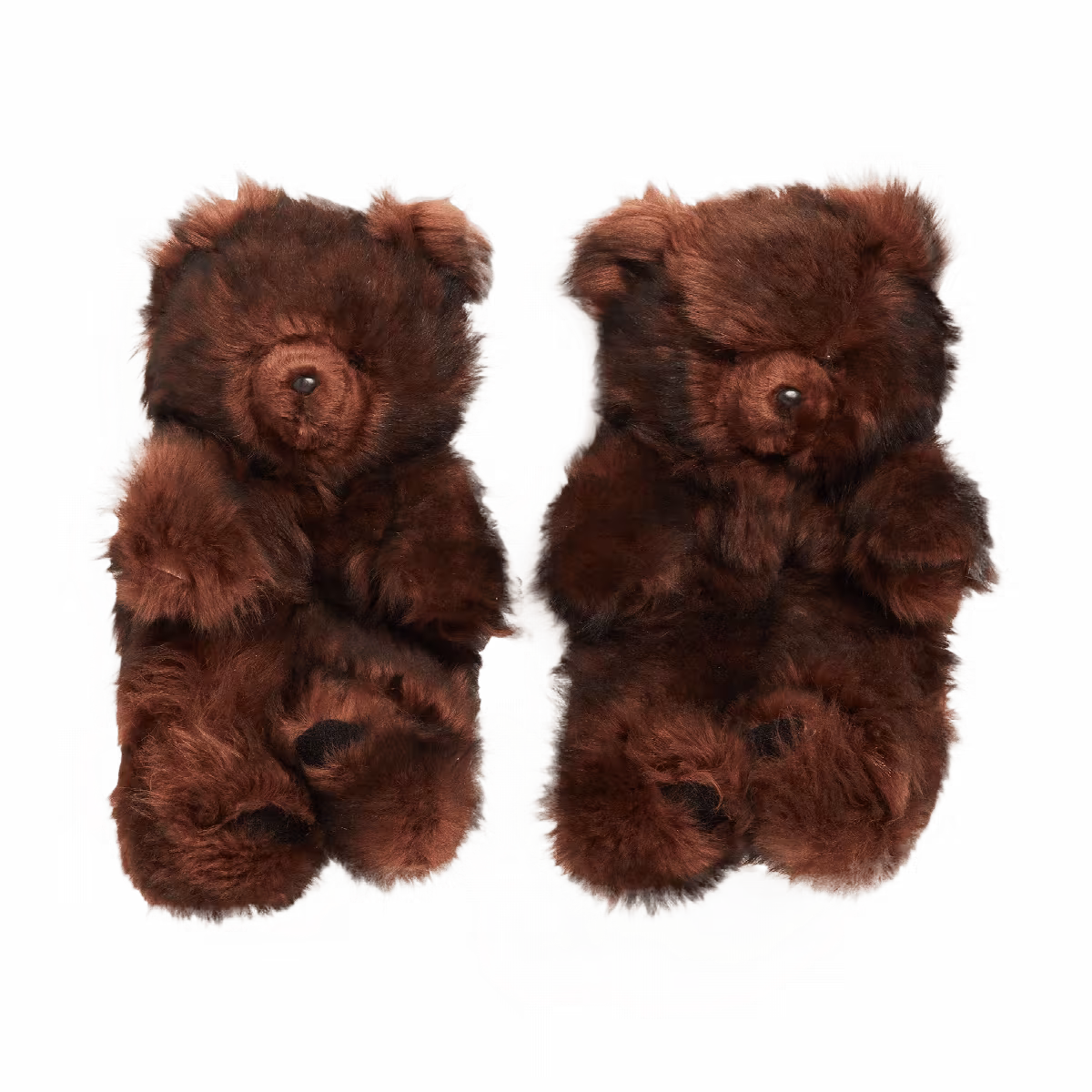Vetements Fur Plush Shearling Slippers Hug Me Bear