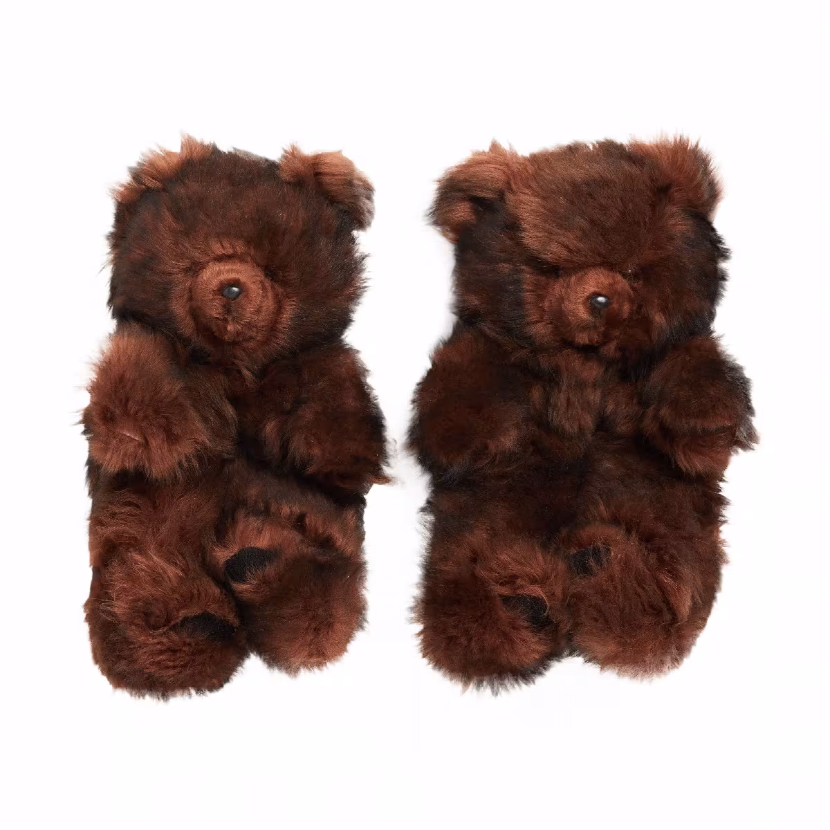 Vetements Fur Plush Shearling Slippers Hug Me Bear, view 2
