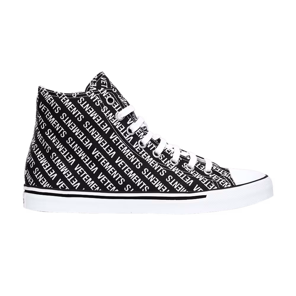 Vetements Printed Canvas Black