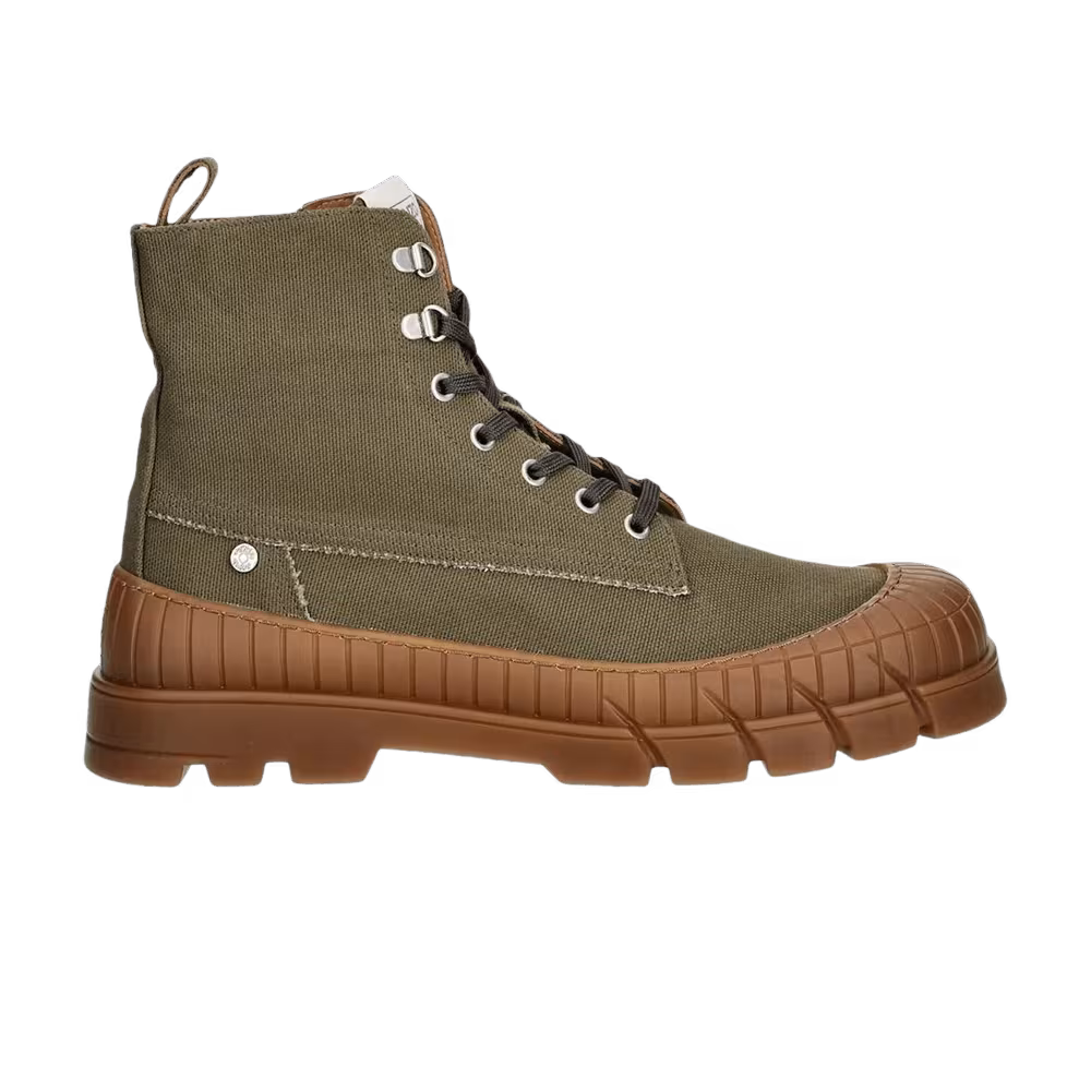 Kenzo Gobi Lace Up Boot Khaki
