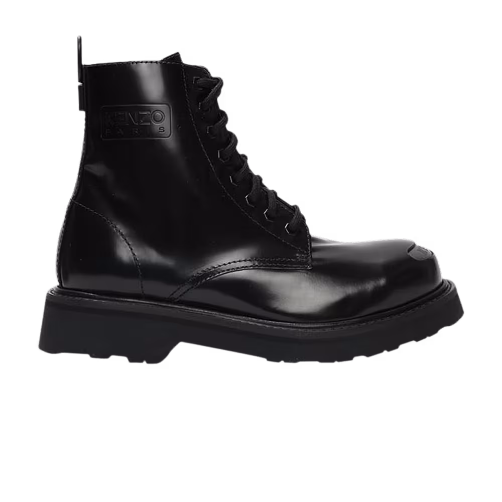Kenzo Lace-Up Boot Black