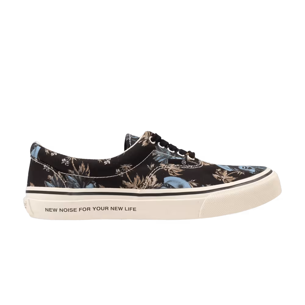 Undercover Deck Sneaker Face Print - Black