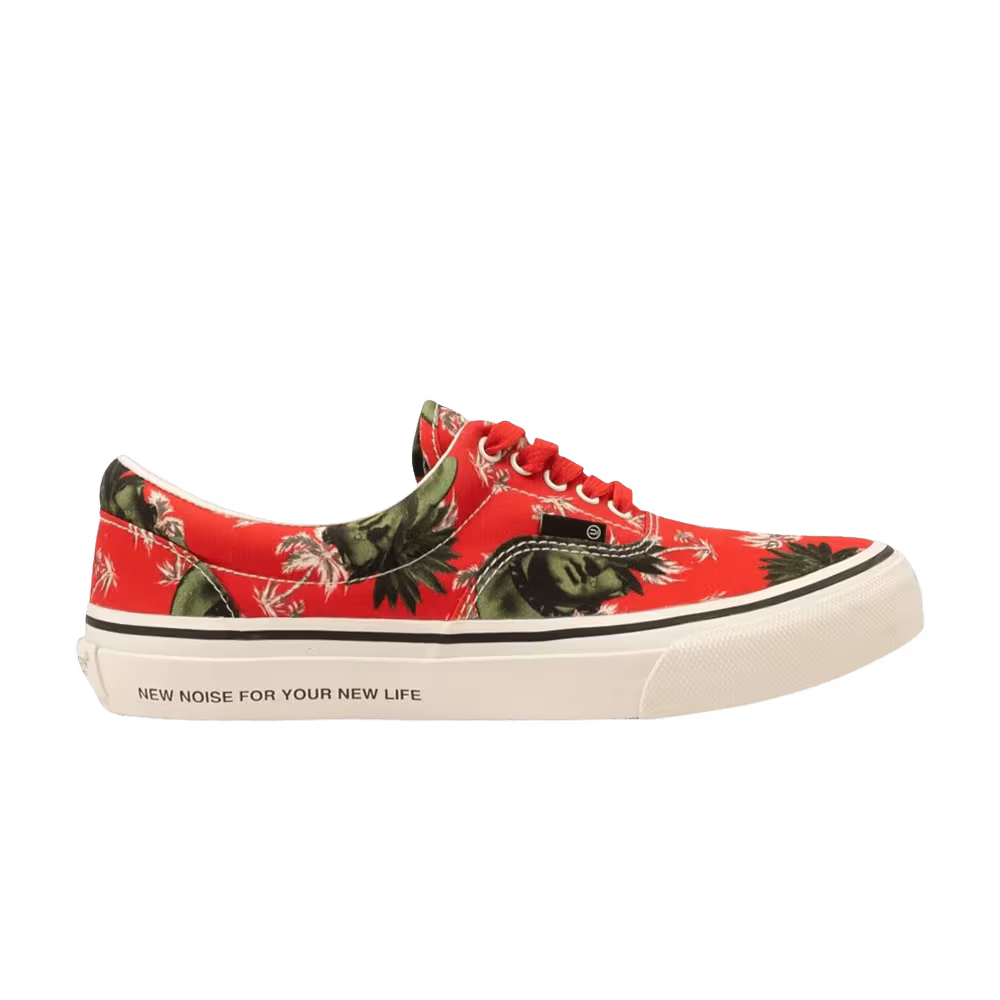 Undercover Deck Sneaker Face Print - Red