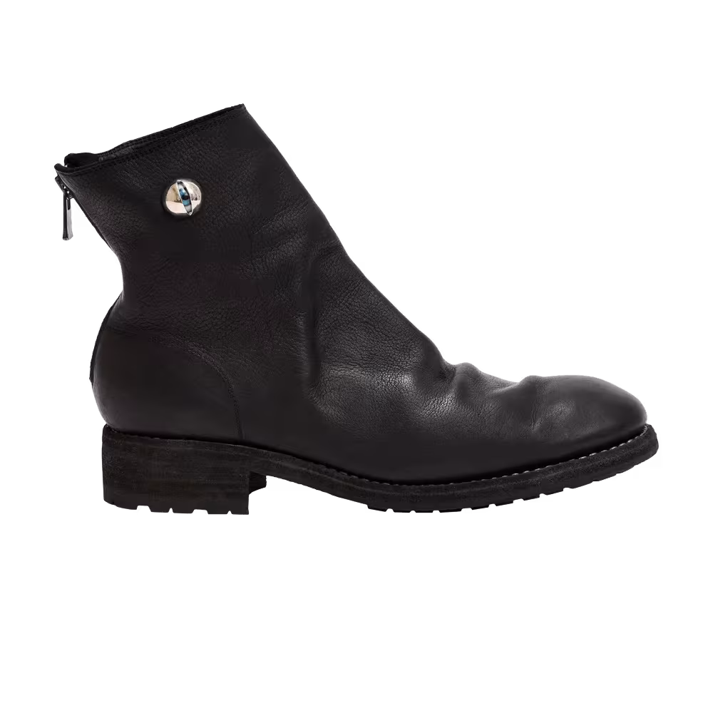 Guidi x Undercover Back Zip Ankle Boot Black