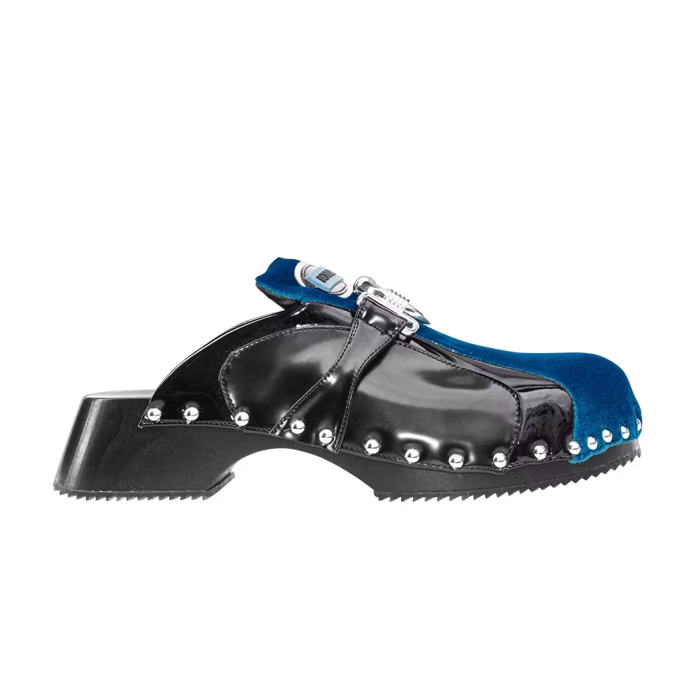 Ancuta Sarca Women's Beetle Clog Blue Black