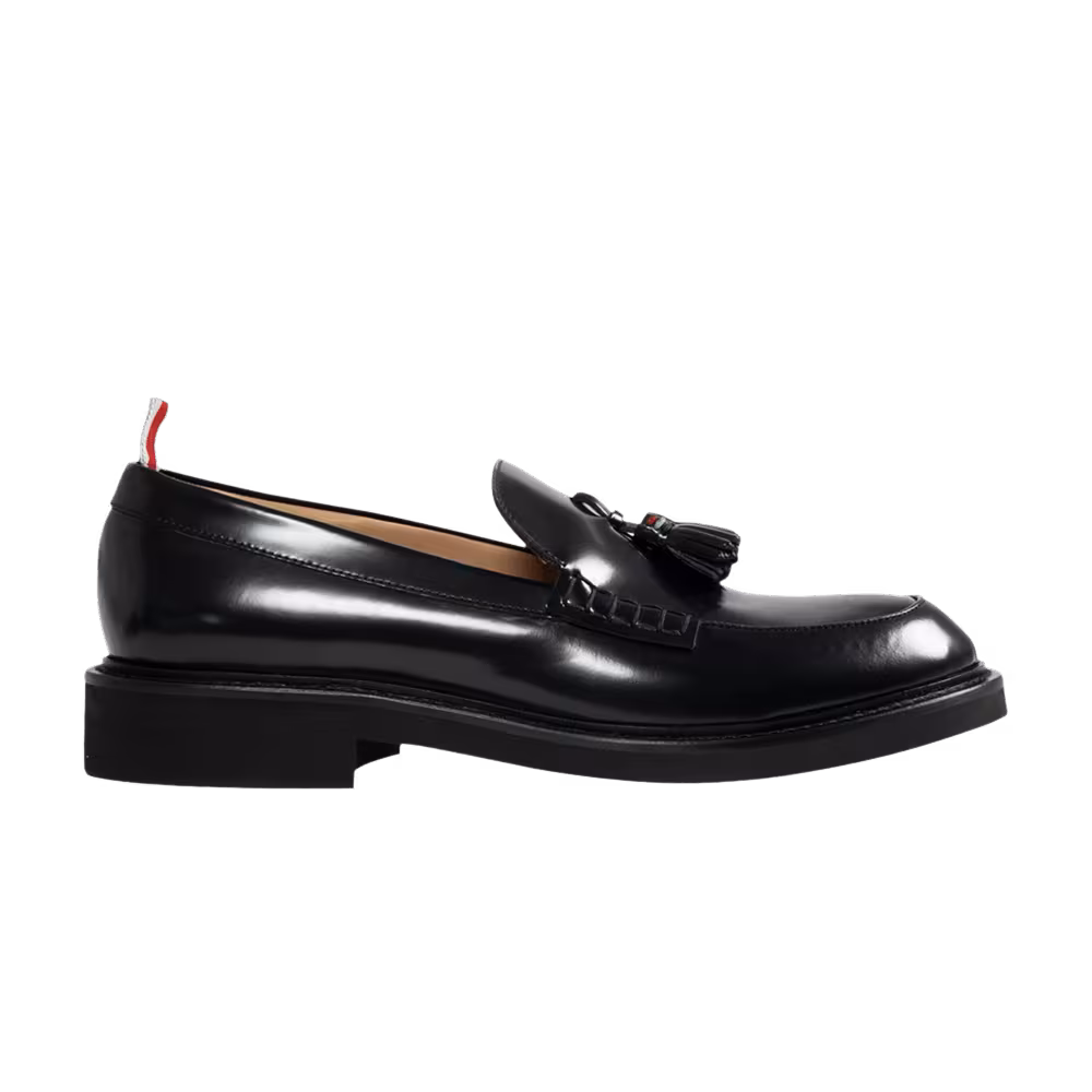 Thom Browne Spazzolato Tassel Loafer Navy