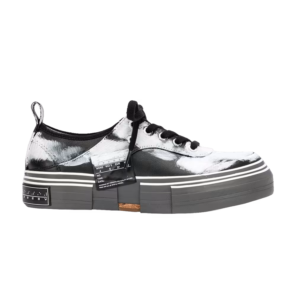 xVESSEL x Yohji Yamamoto Women's Platform Low Painted - Black White