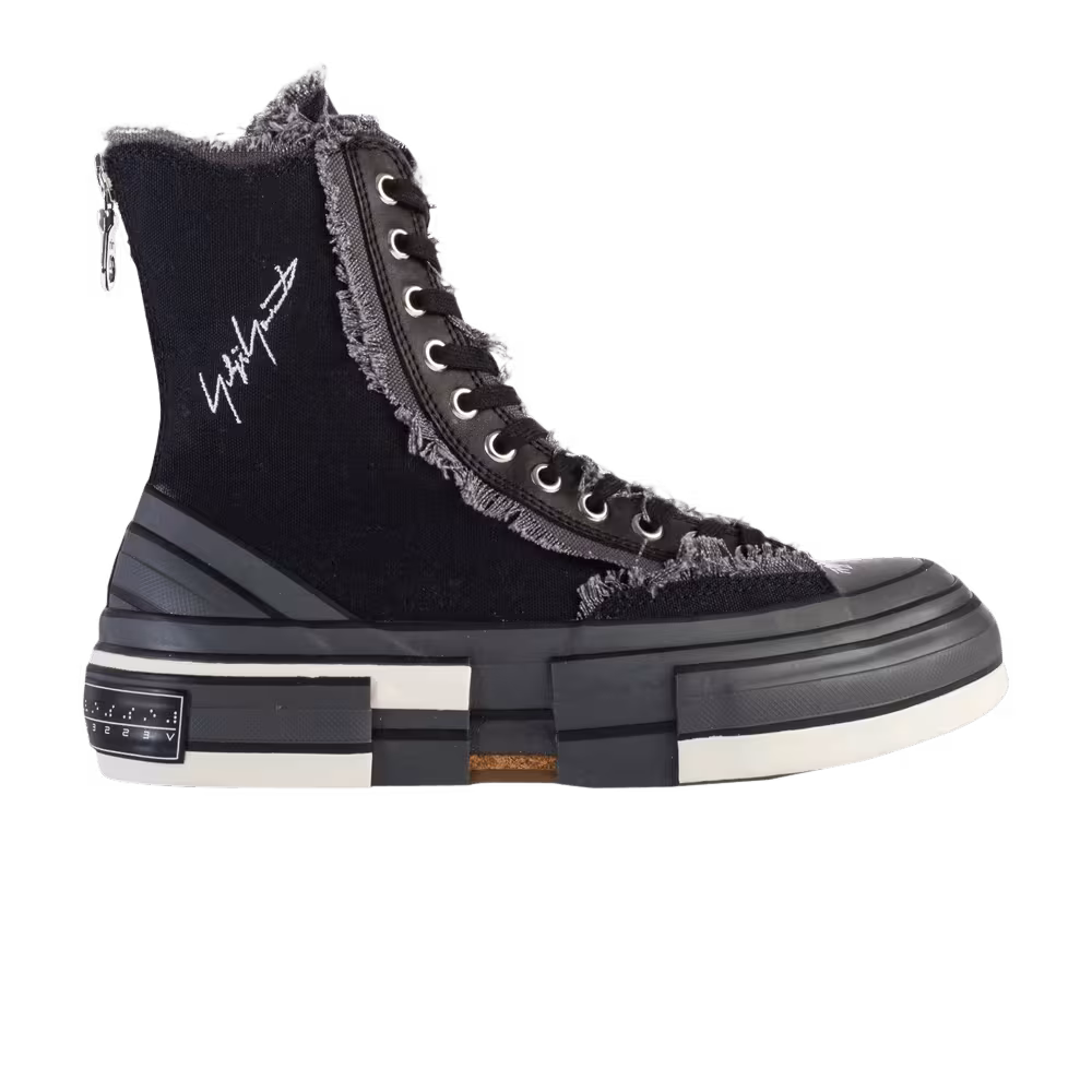 VESSEL x Yohji Yamamoto Women's Patchwork Platform High Black White