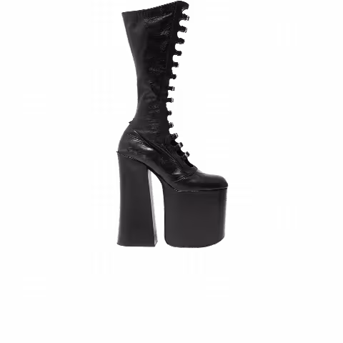 Marc Jacobs Wmns Kiki Platform Boot 'Black'