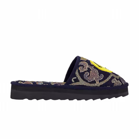 Market Smiley Upside Down Hotel Slippers 'Black'
