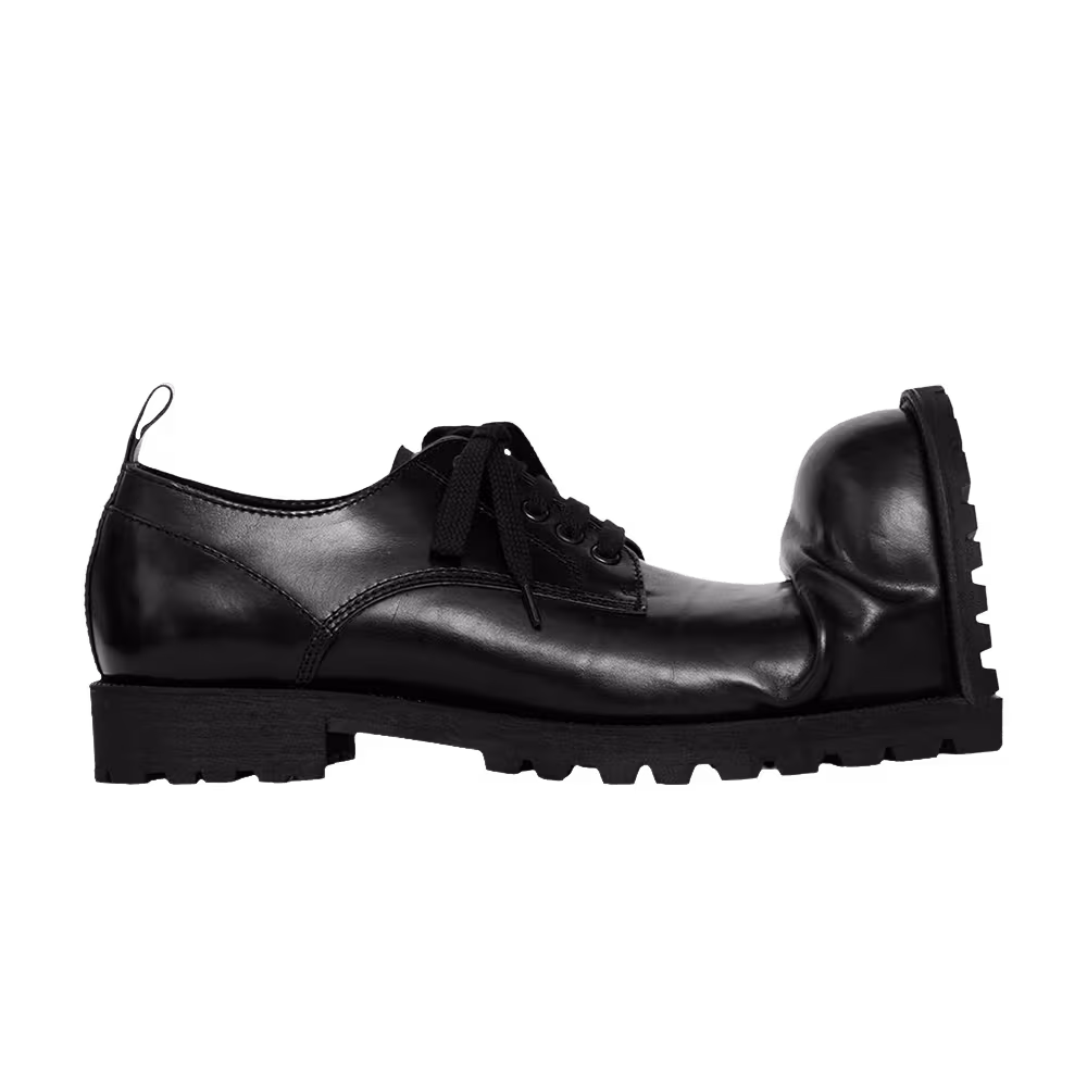 Comme Des Garcons Homme Plus x Comme des Garçons Homme Plus Kids Love Gaite Crushed-Toe Derby Black