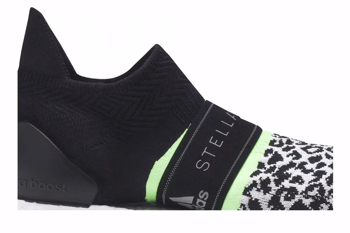 Stella McCartney x adidas Women's UltraBoost X 3D Knit Leopard Print, view 3