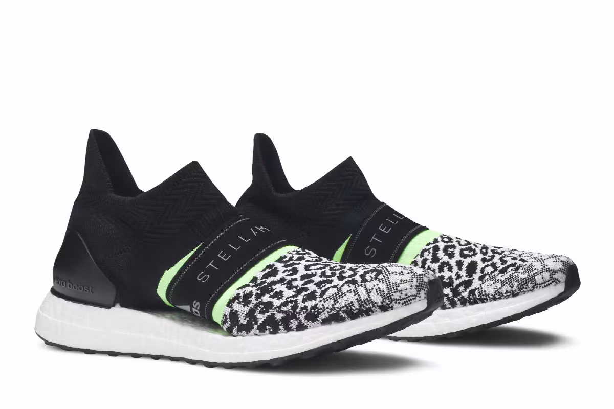 Stella McCartney x adidas Women's UltraBoost X 3D Knit Leopard Print, view 9