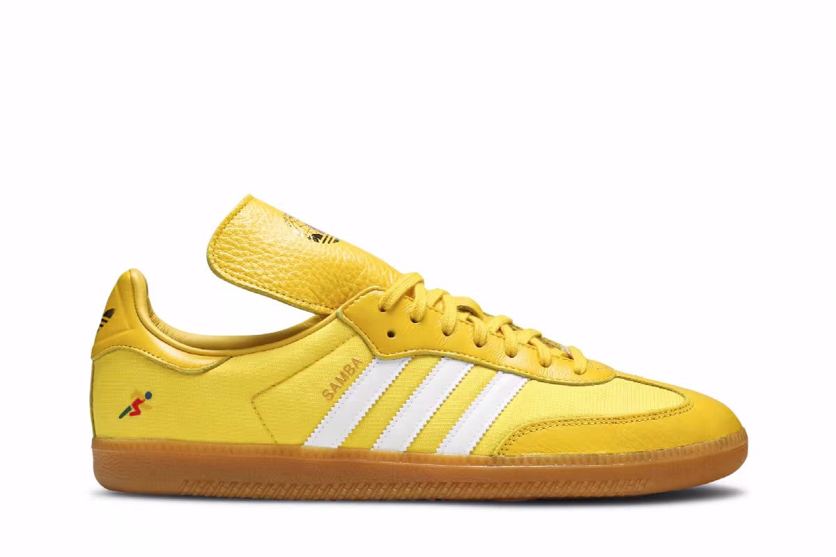 Oyster Holdings x adidas Samba OG Equipment Yellow, view 2