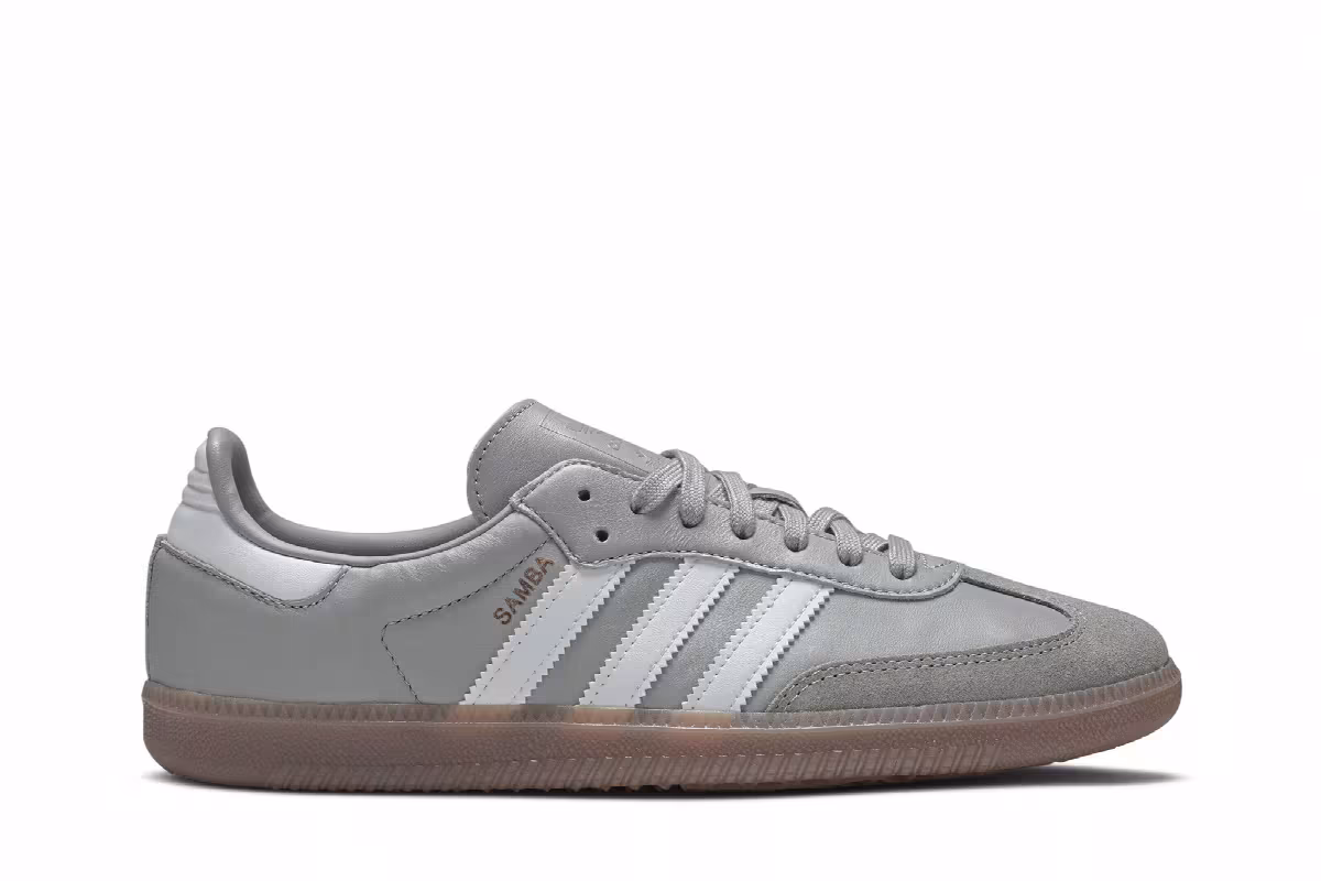 Adidas Women's Samba OG Grey Soft Vision, view 2