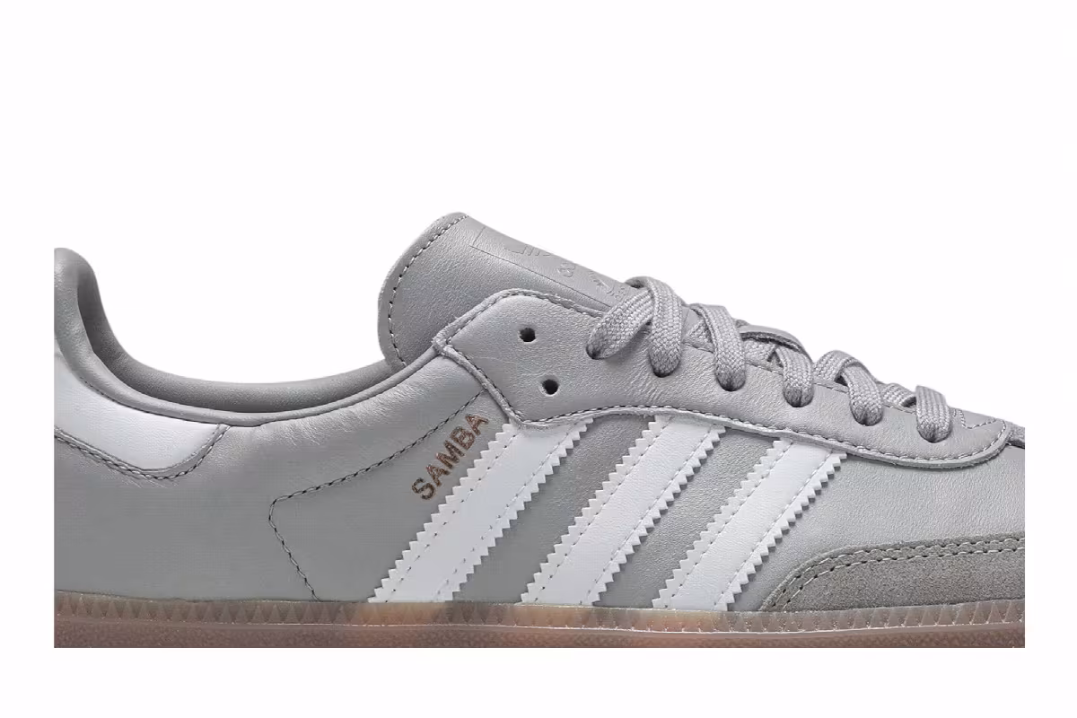 Adidas Women's Samba OG Grey Soft Vision, view 3