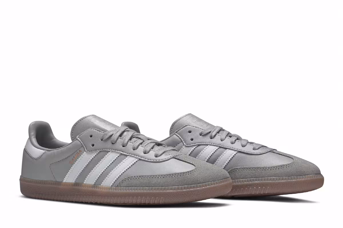 Adidas Women's Samba OG Grey Soft Vision, view 9